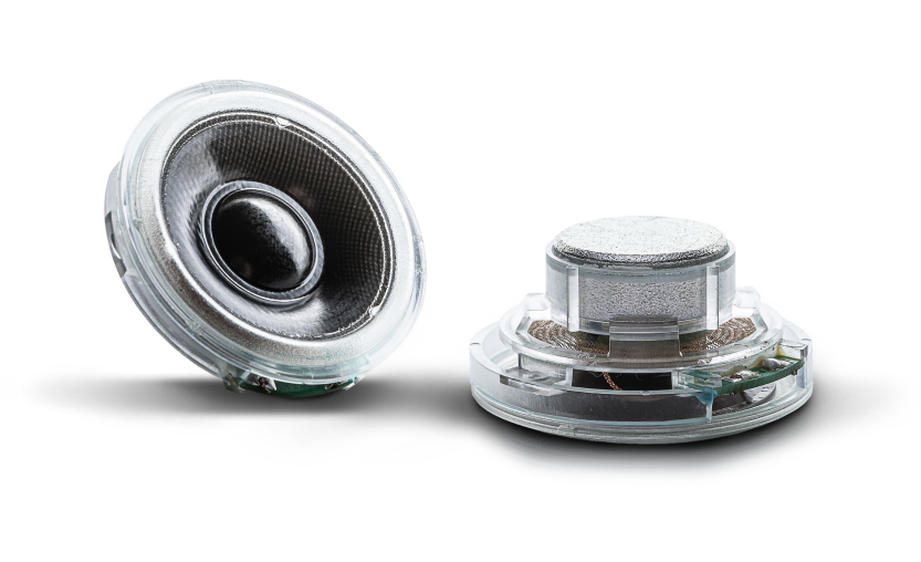Detail image of high-quality transducer designed and built using sustainable practices by Peerless Audio